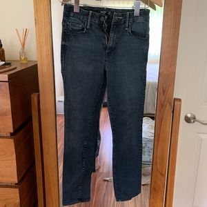 Mother High Waisted Looker Crop Jeans